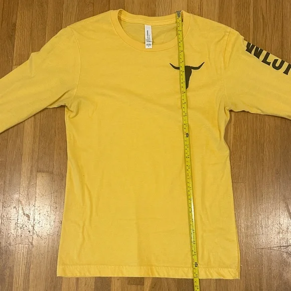 *last chance* Western T Brand | Women’s Yellow Long Sleeve Shirt - Picture 6 of 14
